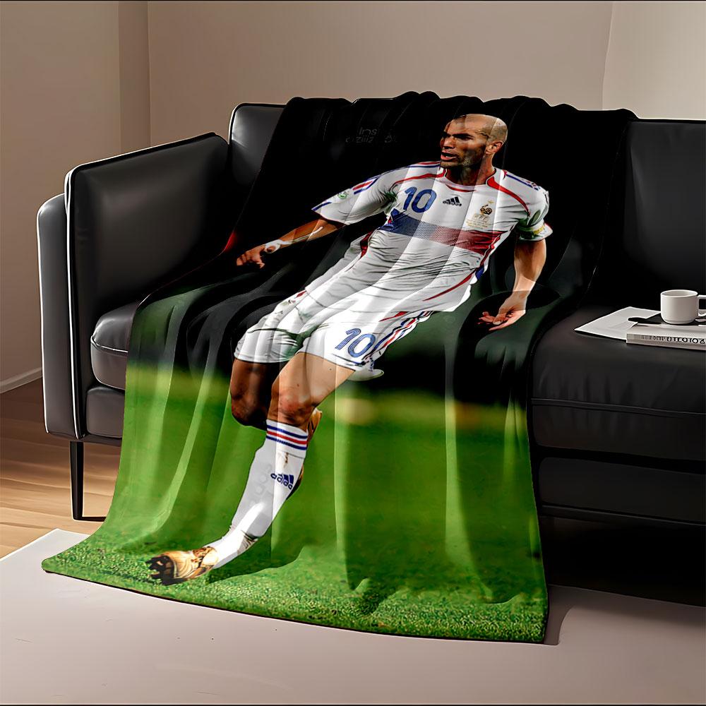 Legendary Soccer Player Blanket for all seasons blanket lunch break throw gift