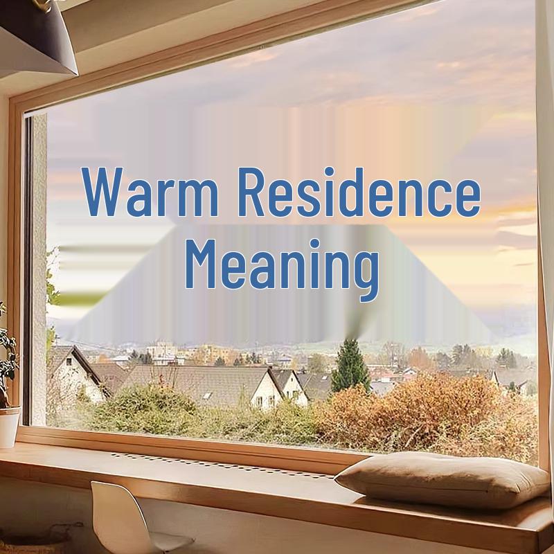 Joyful Home 2024: Rainbow Housewarming Window Stickers - Electrostatic Fu Character Decor