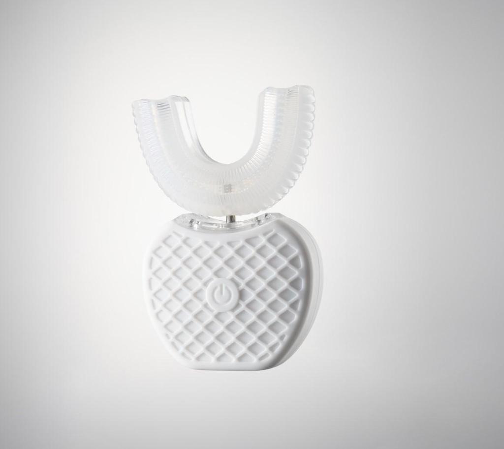 Электрическая зубная щетка U-образной формы с поворотом на 360° — дорожная щетка Hands-Free