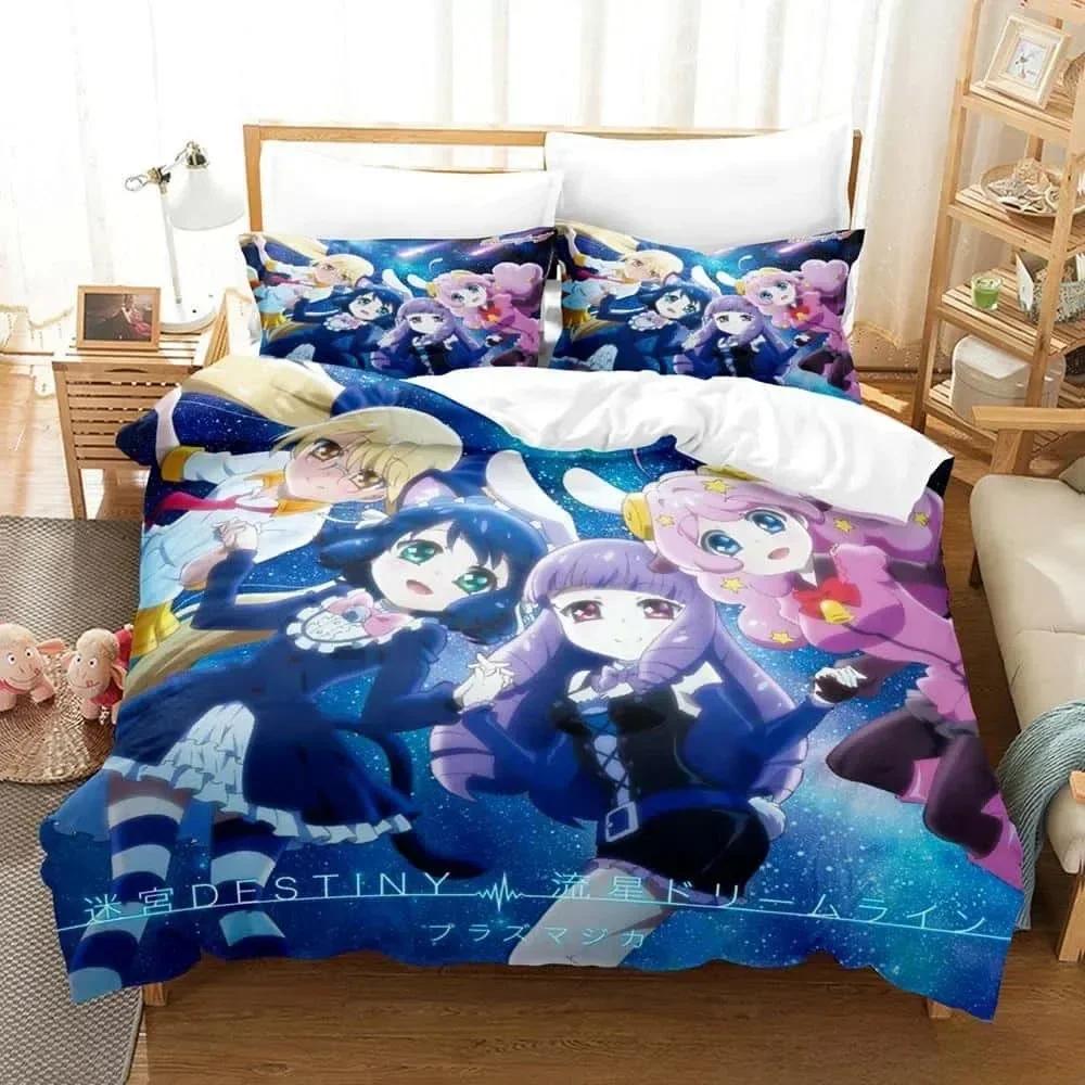 Аниме Комплект Постельного Белья Bed Show By Rock! Комплект постельного белья Односпальный Полуторный Двуспальный Кинг-сайз Комплект для кровати Взрослый Детский Спальня Комплекты пододеяльников