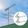 Yousheng Windproof Antenna Mounting Bracket Strong Load-bearing Easy Installation Universal Heavy Duty TV Antennas Pole Bracket Kit