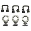 6Pcs T Track Bolts for Roof Rack T Track Mount Tie Down Anchors Bolt Tie Down Anchoring for Holding Bungee Cord Hooks