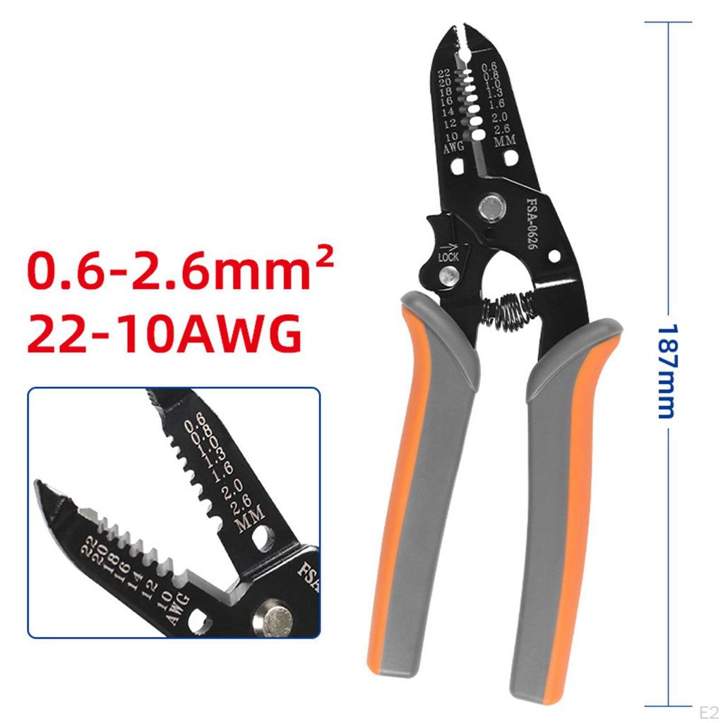 18cm Wire Cutter Electric Cable Plier Cutting Tool Multifunctional Heavy Duty for Copper Wire,