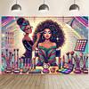 1 makeup lesson background cloth flag suitable for photography background wall decoration indoor and outdoor decoration
