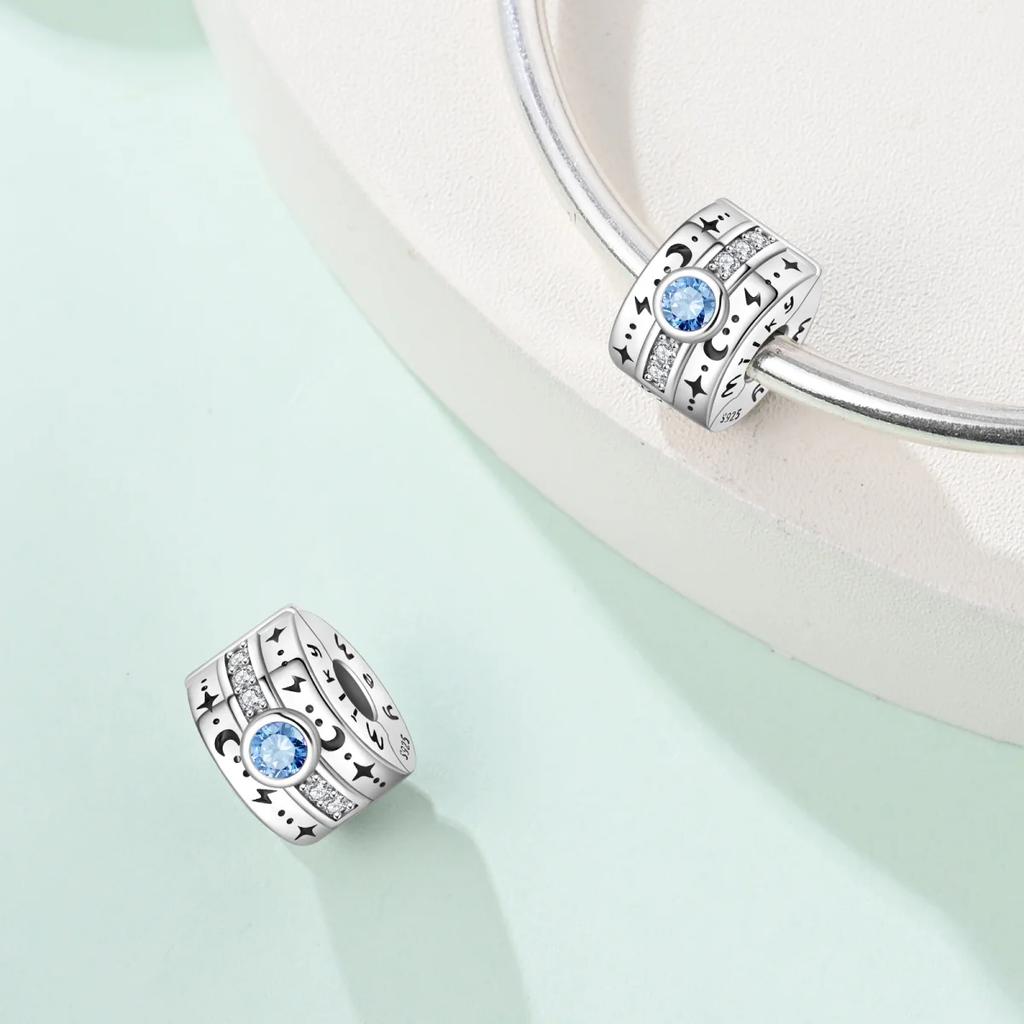 Медный зажим Разноцветная Луна Бабочка Звезда Цветок Мода Бусины Зажим Шарм Для Оригинального DIY Браслета Изысканные Ювелирные Изделия