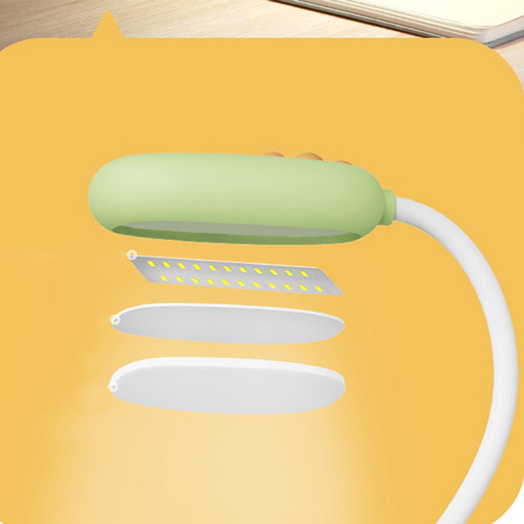 Desk Lamp USB Charging LED Eye Caring Cute Table Reading Lamp for Bedside Dormitories