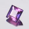 Bi-Color Purple Natural Sapphire Square 10 Ct Fabulous Certified Loose Gemstone
