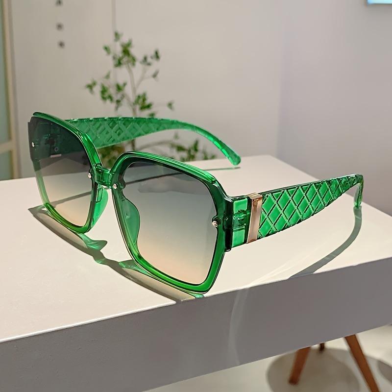 Классические квадратные солнцезащитные очки в стиле винтаж с заклепками для женщин и мужчин, дизайнерский бренд класса люкс, модные панк-очки, ромбовидные очки, солнцезащитные очки UV400