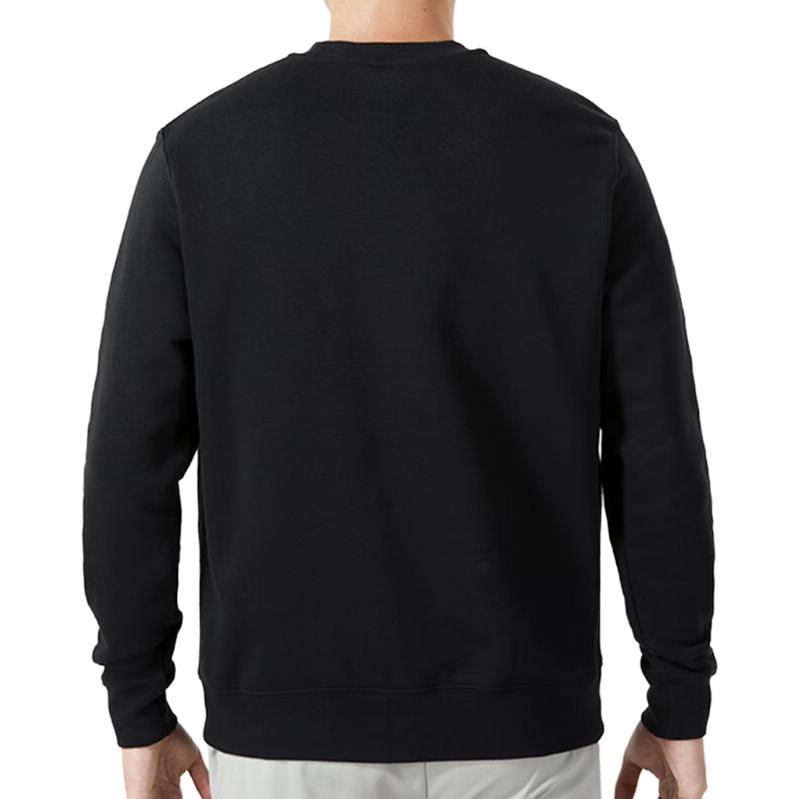 Nike Sweatshirts Men's Black Crew Neck Moderate Regular FB8436-010