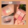 HOLD LIVE 4 Colors Eyeshadow Palette High Pigmented Glitter Matte Eyes Shadow Portable Pocket Design