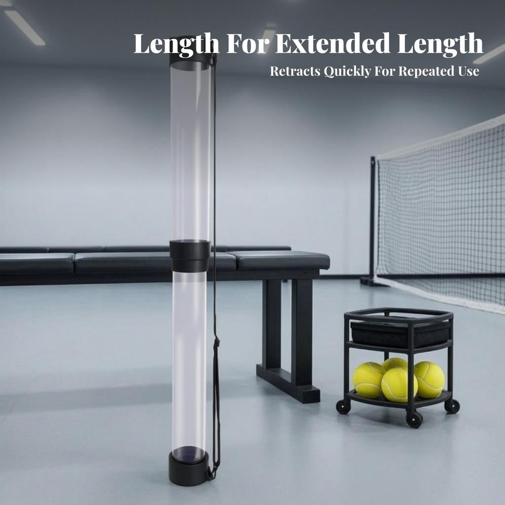 Tennis Ball Pickup Tube Compact Athletic Gear Easy to Use