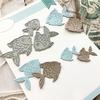 3 шт./компл. металлические режущие штампы для скрапбукинга для изготовления карточек «сделай сам», тиснение, штамповка, маленькая рыбка