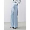 PEACEBIRD Women's Casual Straight Wide-Leg Pants