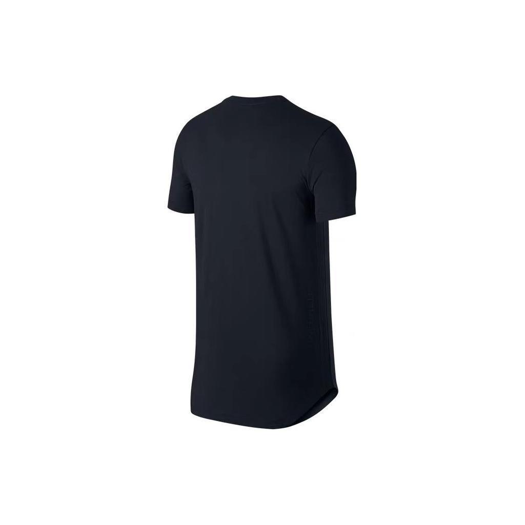 Jordan T Shirts Men's Black Crew Neck Moderate Straight Fit 911322-010