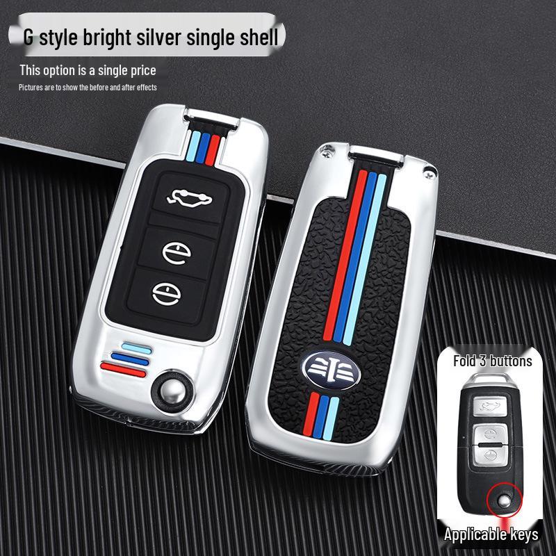 FAW Senya R7/R9 B90 Key Case & Besturn B50 Protective Metal Shell for Men and Women