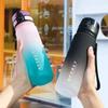 Large Capacity Leak Proof Sports Water Bottle, Colorful Plastic Cup, Drinking Outdoor Travel, Portable Gym Fitness Jugs