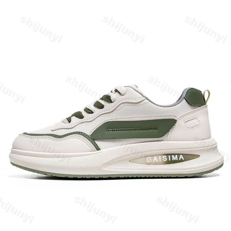 Мода 2025 Осень Новые Мужские Модные Повседневные Туфли на Толстой Подошве Удобные Универсальные Спортивные Туфли на Толстой Подошве Низкие Кроссовки на Платформе