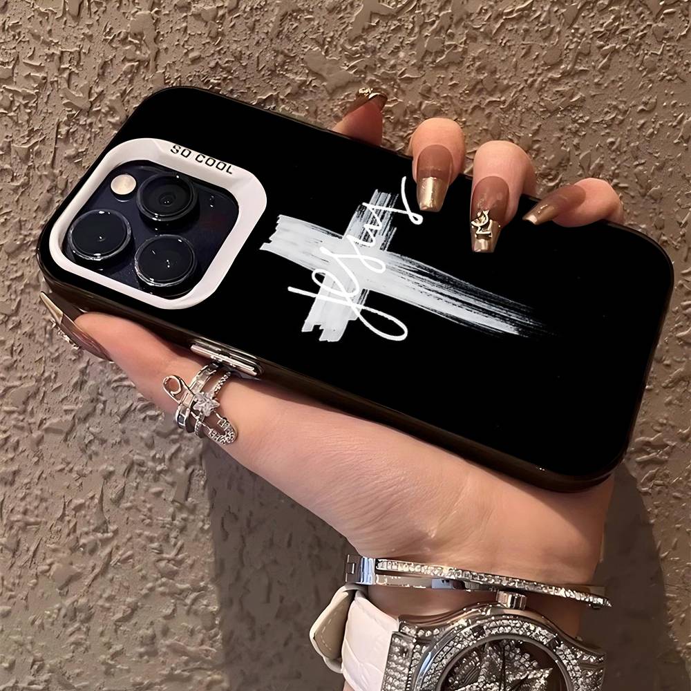 Verse Of The Christian Bible Jesus For Iphone 15 14 13 Plus 17 16 12 11 Pro Max Matte Colored Silver Luxury Phone Cover