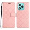 For Honor 400 Lite Case Wallet Imprint PU Leather Flip Folio Phone Cover
