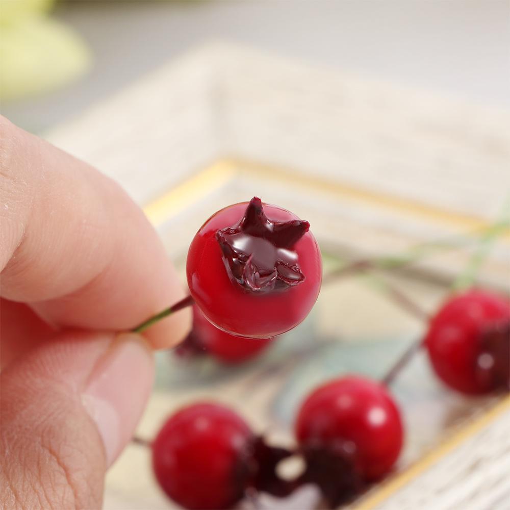 Decor Christmas Red Flower Fake Pomegranate Wedding Decoration Artificial Fruit Simulation Berries