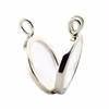 Authentic 925 Sterling Silver Large Floating Locket Pendant Necklace for Women Fine Jewelry 75cm Chain Adjustable