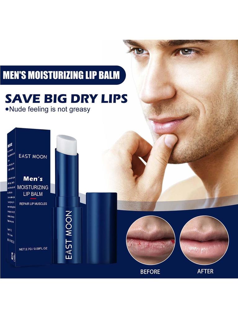 Men's Lip Balm Long Lasting Moisture Removes Dead Skin Lighten Lip for Men's Lips Skin Care Cream