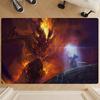 L-Lord of the Rings H-Hobbit Room Mats Retro Multiple Choice Living Room Kitchen Rug Non-Slip Welcome Rug