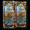 Ретро Церковь Пленка для приватных окон Цветное витражное стекло Наклейки Непрозрачная Самоклеящаяся Балкон Домашний Декор Художественная Пленка для Стекла