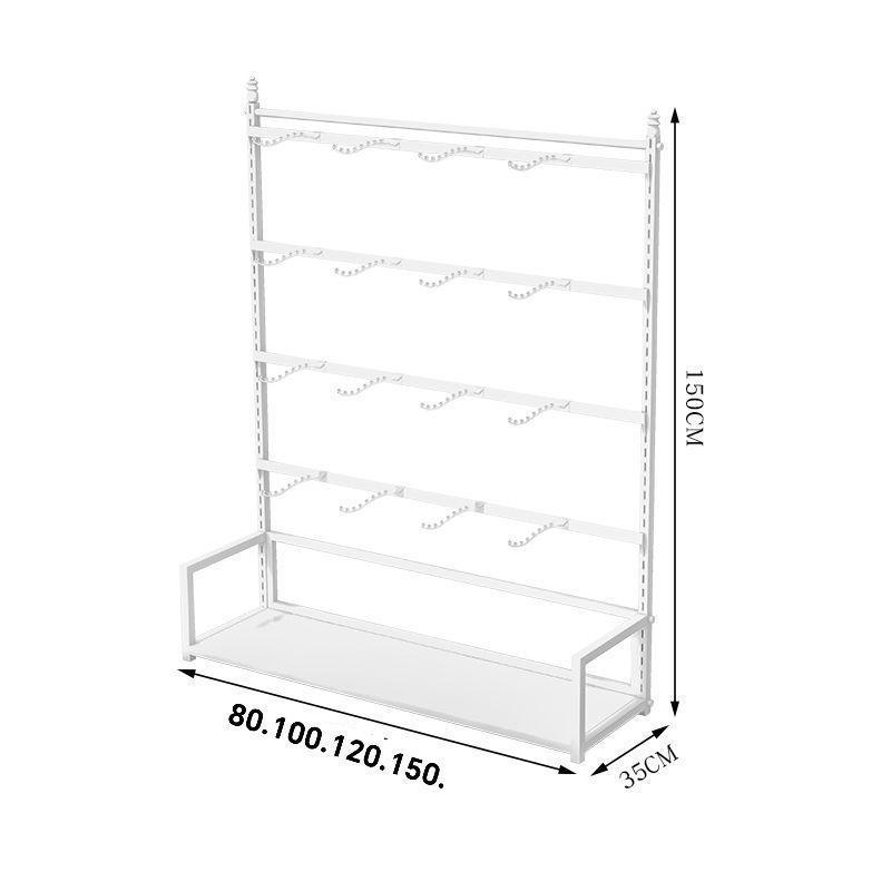 Многоярусная регулируемая стойка-дисплей для тапочек и обуви для супермаркетов и торговых центров