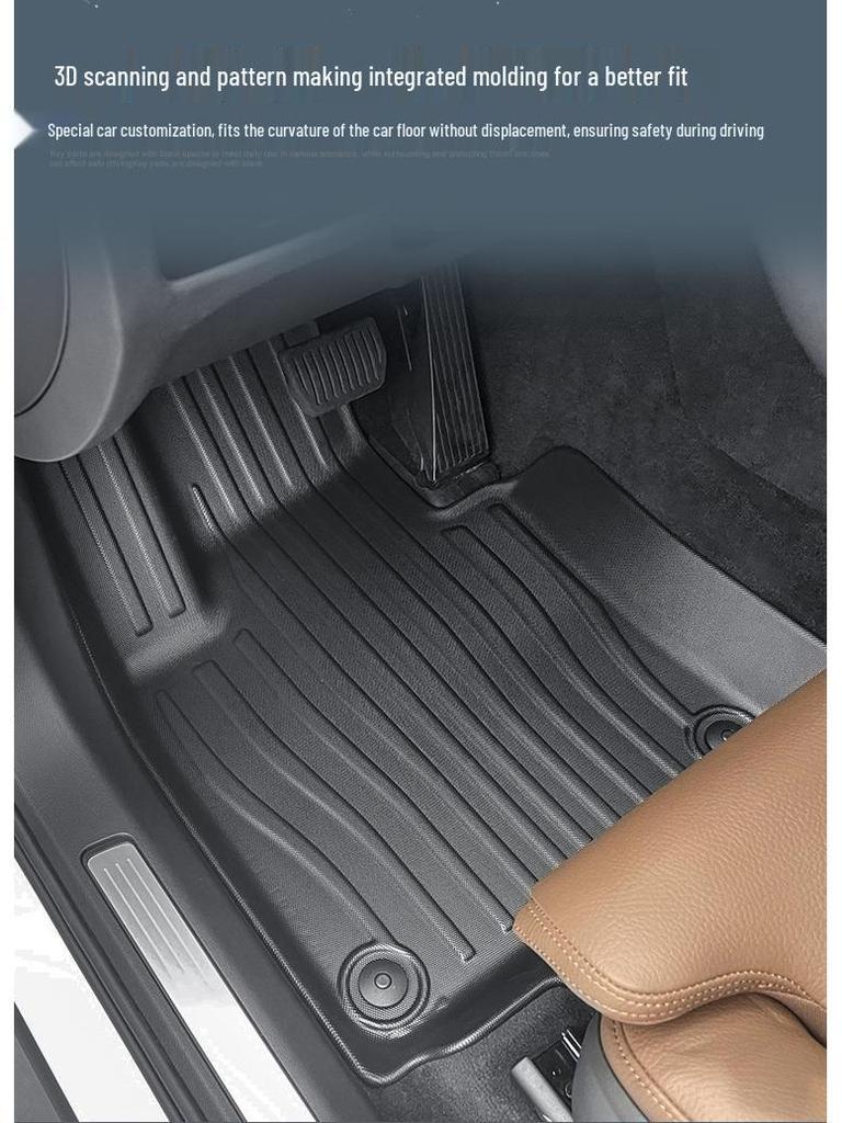 Экологичные коврики для пола из ТПЭ для Volvo XC60 18-26 - Включает грязеотталкивающий коврик в багажник