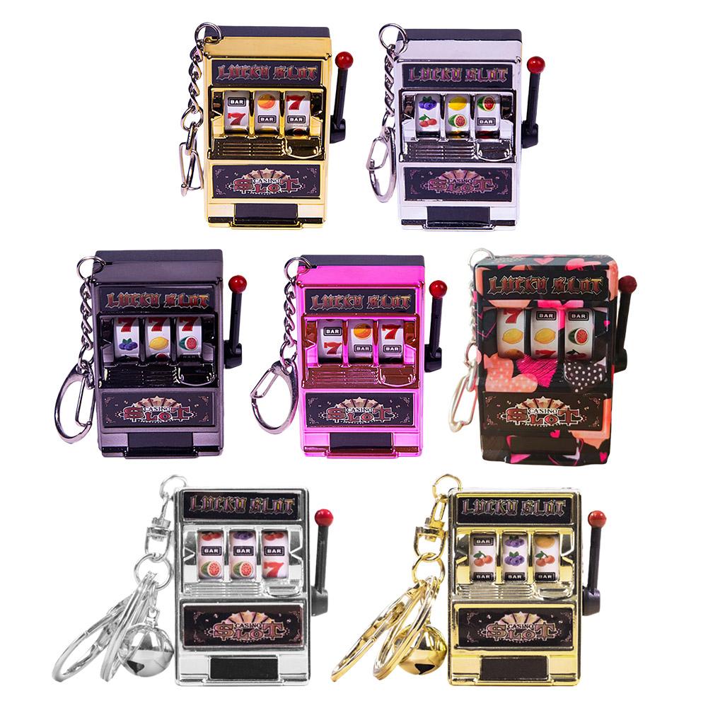 Простая мода играбельный мини-фруктовый автомат брелок кулон качающийся симулятор лотереи музыка Ma V1O1