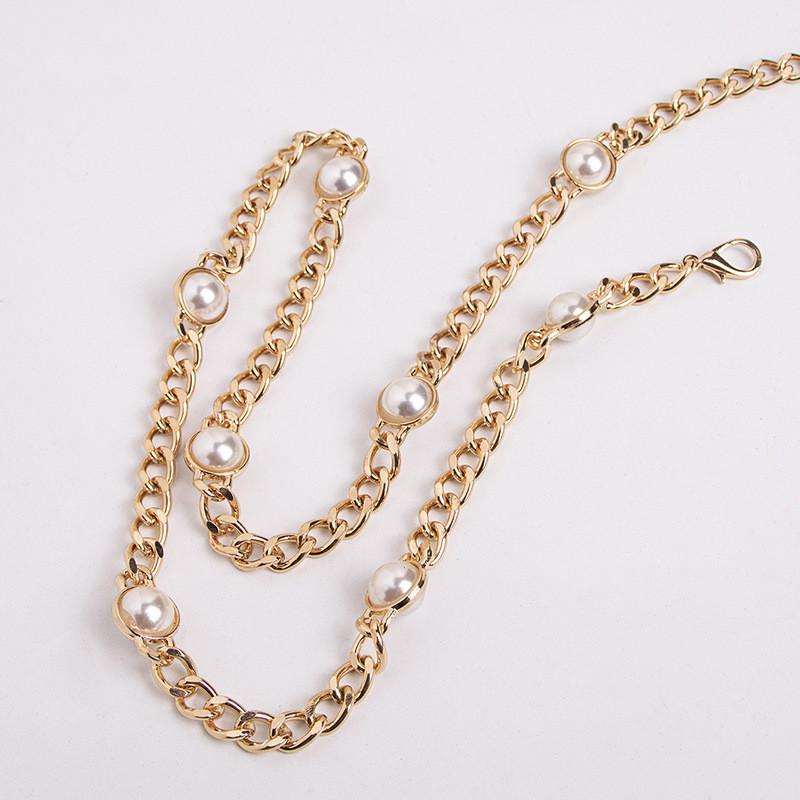 Waist Pearl Elegant Chain For Women With Lobster Clasp Casual Fashion Accessory