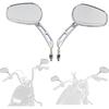 Chrome Rear View Mirrors For Harley 1982-2023 Touring Road Glide Electra Glide Road King Street Glide Sportster Dyna
