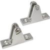 Pair of Marine Boat Hinge Mount Bimini Top Fitting Hardware 316 Stainless Steel Fitting Deck Hardware