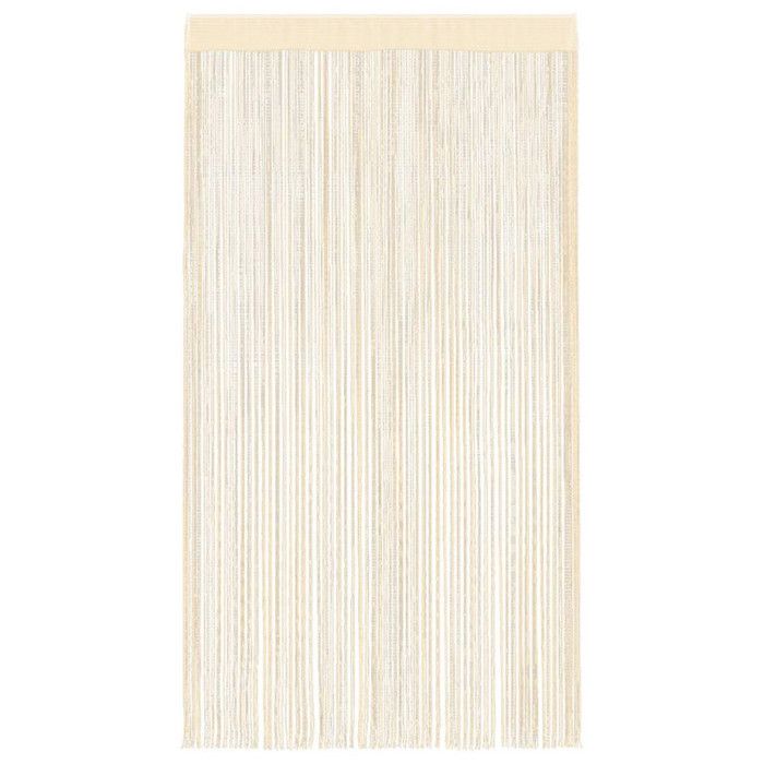 VidaXL String Curtain 2 Pcs 140 X 250 Cm Cream
