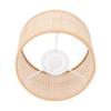 Rattan Lamp Shade Replacement Woven Basket Chandelier Vintage Hanging Table Floor Light Cover E27