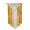 Bohemia Style Macrame Handmade Wall Hanging Home Decoration Woven Pure Cotton Tapestry Home Decor Geometric White