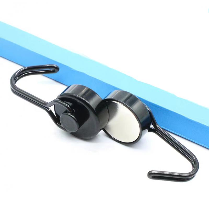 Сверхпрочный магнитный крючок Многоцелевой крючок с сильными неодимовыми магнитами Для дома, кухни, холодильника, гриля, держатель для ключей, чашек, венков