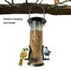 Pet Bird Feeder Pet Food Dispenser Outdoor Hanging Multiple Holes Bird Feeder Flying Animal Automatic Feeders Foot Feeding Tools