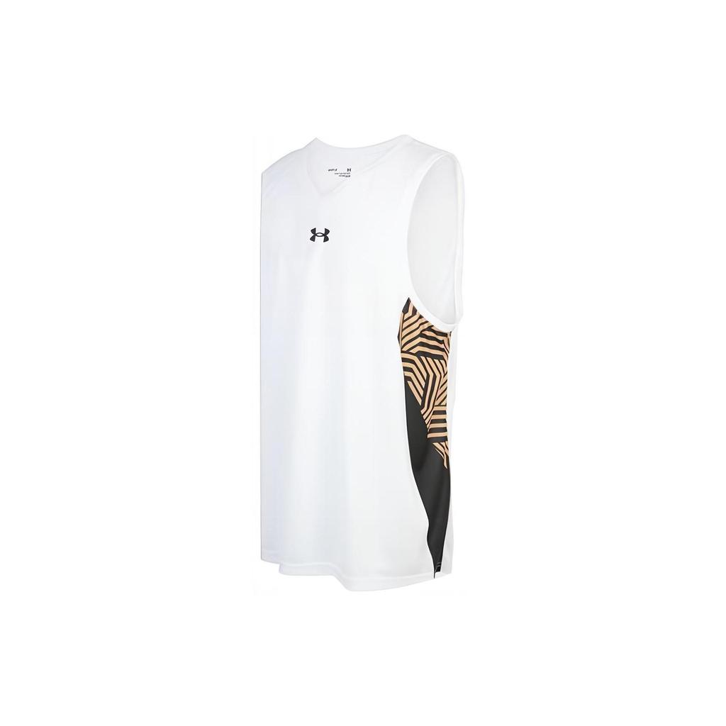 Under Armour Баскетбольная майка мужская белая 23500101-100