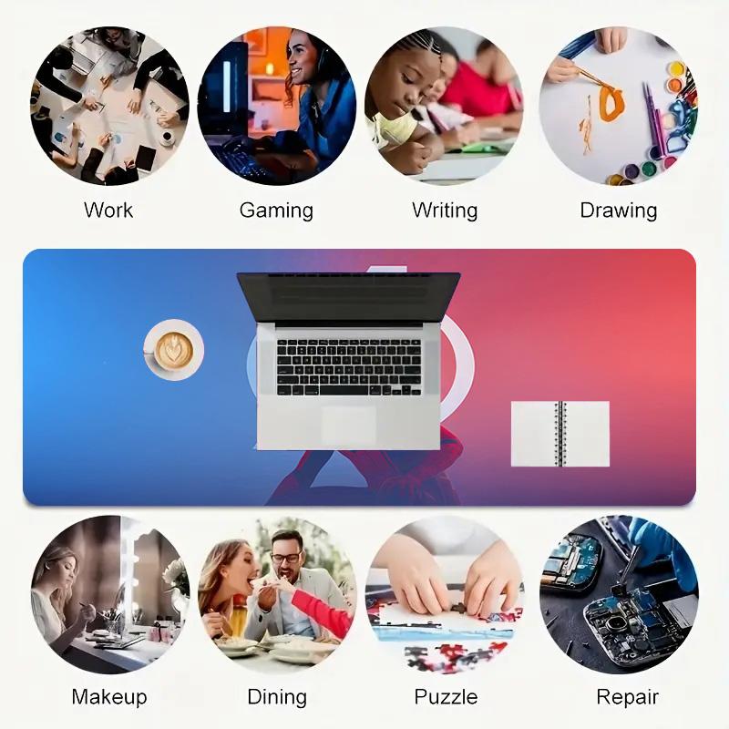 Spiderman Xl Gaming Mouse Pad Nonslip Rubber Base Stitched Edge Waterproof Desk Mat For Pc Laptop Gamer Office Computer Accessories C929894