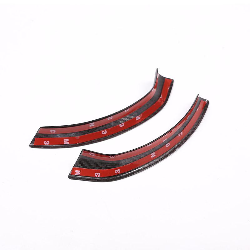 Real Carbon Fiber For Alfa Romeo Stelvio Giulia 2017-2019 Car Steering Wheel Decorative Frame Sticker Car Interior AccessoriesDA4