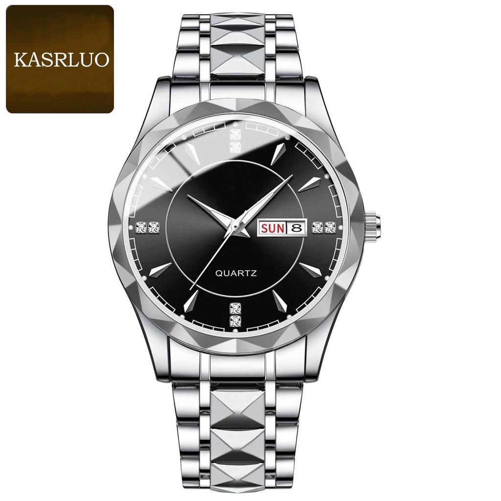 Casarole Модные мужские водонепроницаемые кварцевые часы из сплава с календарем - Бестселлер TikTok