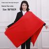 Красный шарф для мероприятий с вышитым логотипом — китайская красная шаль для ежегодных встреч