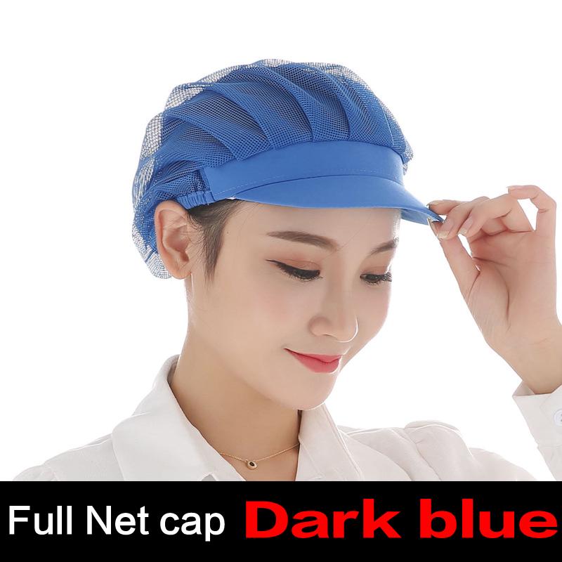 1 шт. дышащая рабочая одежда, шапки, сетчатые кепки, эластичные кепки для мастерской, официант, повар, кухня, мужчины, женщины