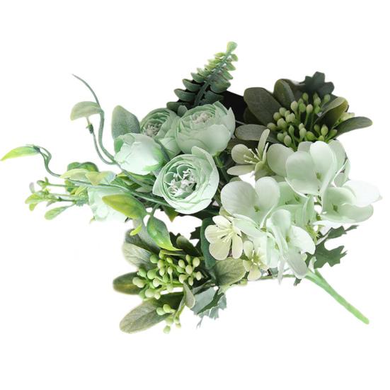 Fake Flower Fashion Non-fading Faux Silk Artificial Flower Home Party Fake Attractive Artificial Rose Faux Rose Flower Living Room Supply