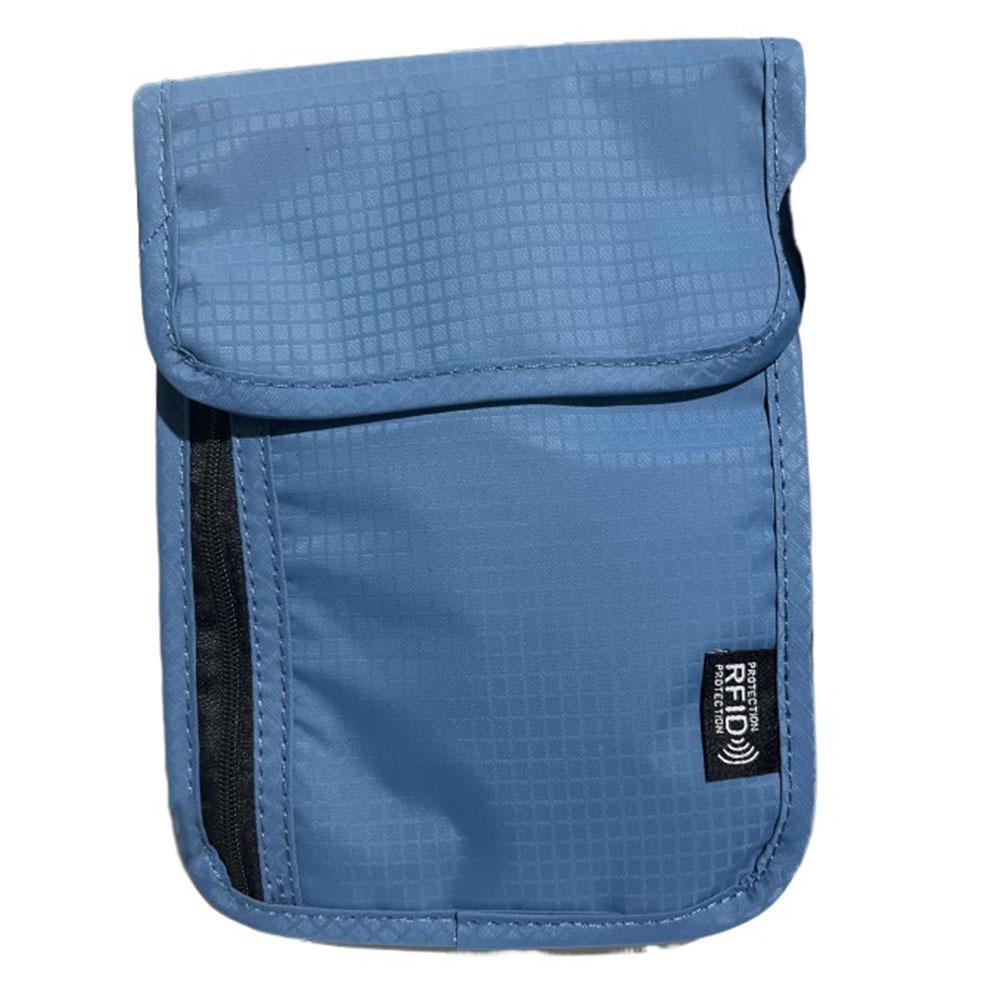 Нашейный кошелек для документов и кредитных карт с защитой от кражи, RFID-кошелек для паспорта, защищающий конфиденциальность