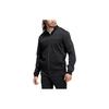 Solid Color Logo Print Golf Jacket Men Outerwear Black HN9527