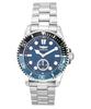 Pro Diver Stainless Steel Blue Dial Batman Bezel Quartz 49432 100M Men's Watch