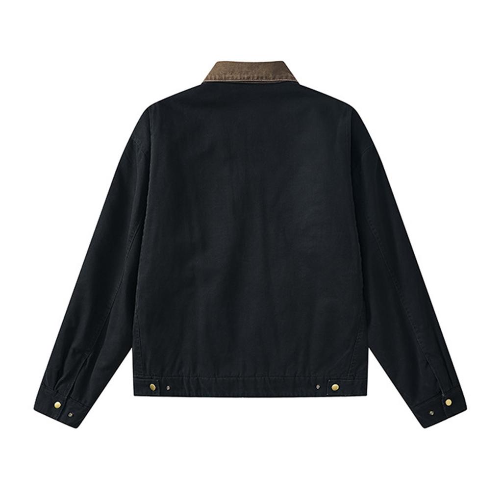 Men's Solid Color Camouflage Outdoor Sports Jacket Men's Pocket Button Casual Jacket